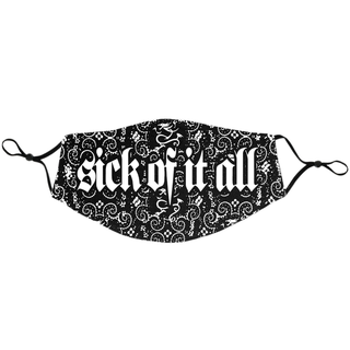 Sick Of It All - Pattern Reversible Face Mask