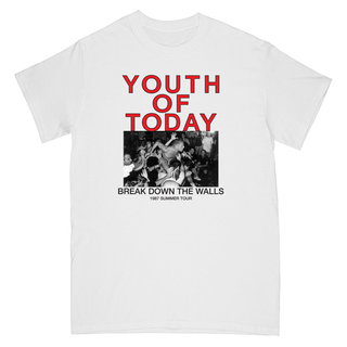 Youth Of Today - 1987 Tour T-Shirt white XXL