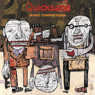 Quicksand - Manic Compression silver / white split LP