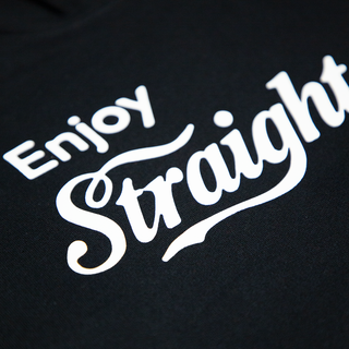 Straight Edge - Enjoy Hoodie black-white