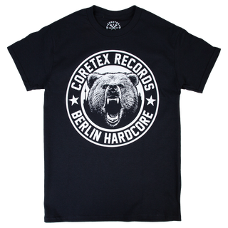Coretex - Bear T-Shirt black white