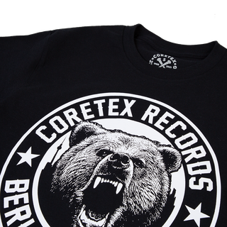 Coretex - Bear T-Shirt black white